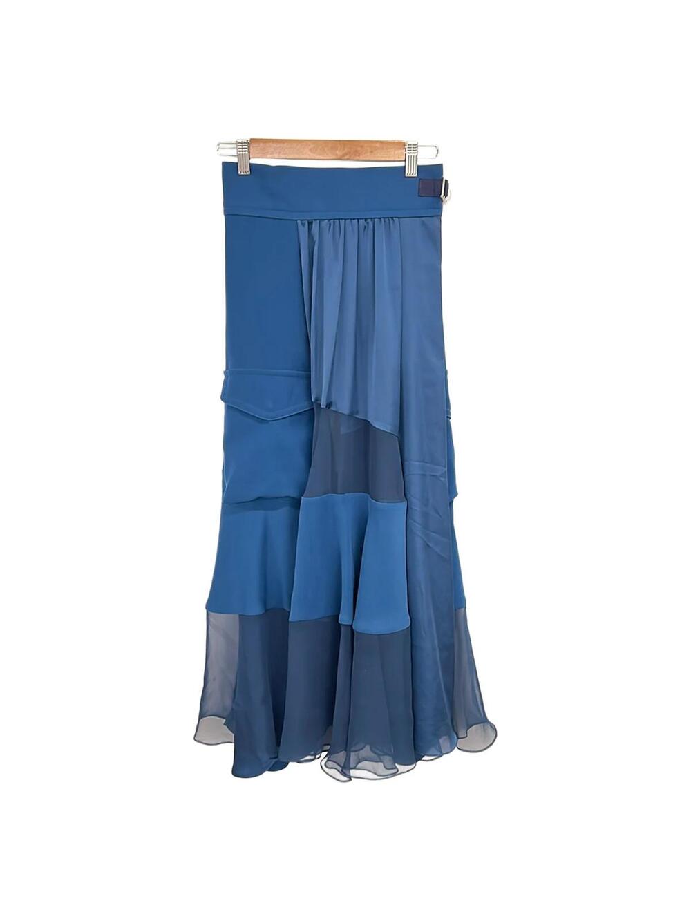 Sacai Blue Women's Skirt #345386S70B